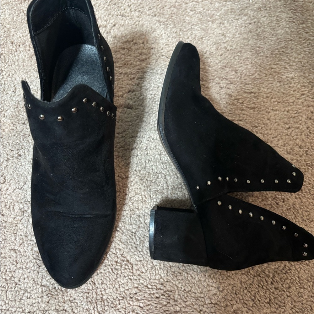 Black Studded Ankle Boots
